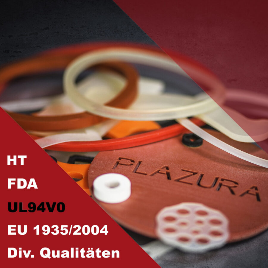 Plazura-Plattenzuschnitte-Flachdichtungen Plazura-Plattenzuschnitte-Flachdichtungen